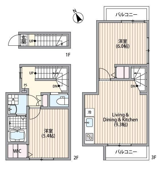 ミハス三軒茶屋の間取り