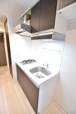 大阪市城東区野江４丁目の賃貸マンションのキッチン