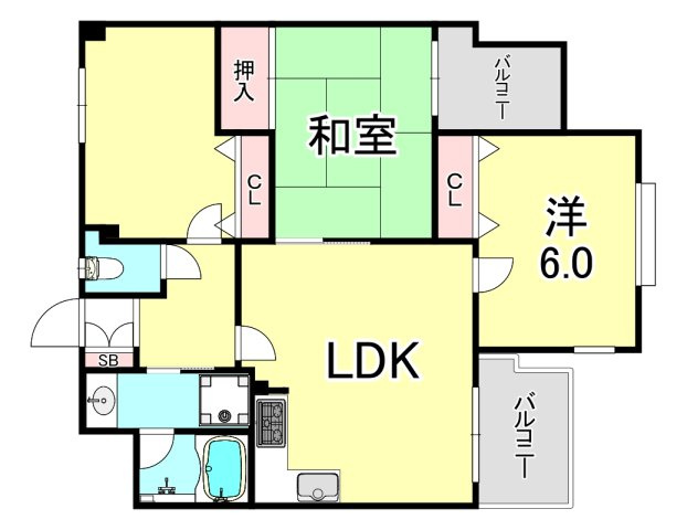 ローレル須磨月見山の間取り