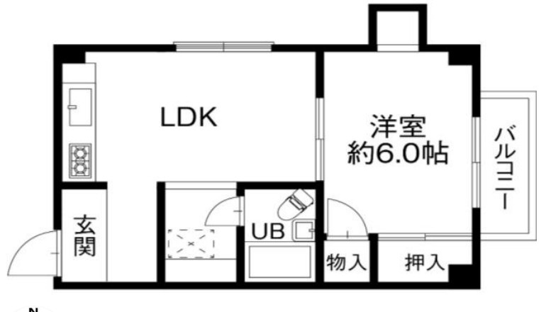 パティオ園田の間取り