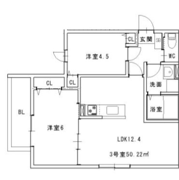 リタリッチ井尻南の間取り