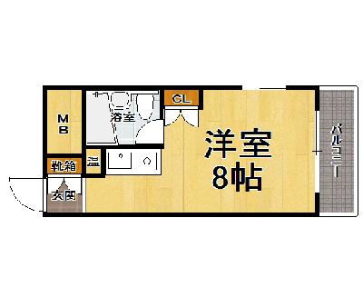 ハッピーエステート大濠の間取り