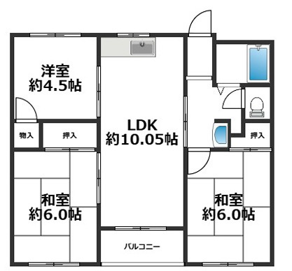 御崎北ビルの間取り