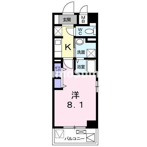 リバーサイド苅藻川の間取り