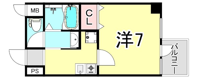 プレッツァ西宮の間取り