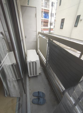 福住マンションのバルコニー