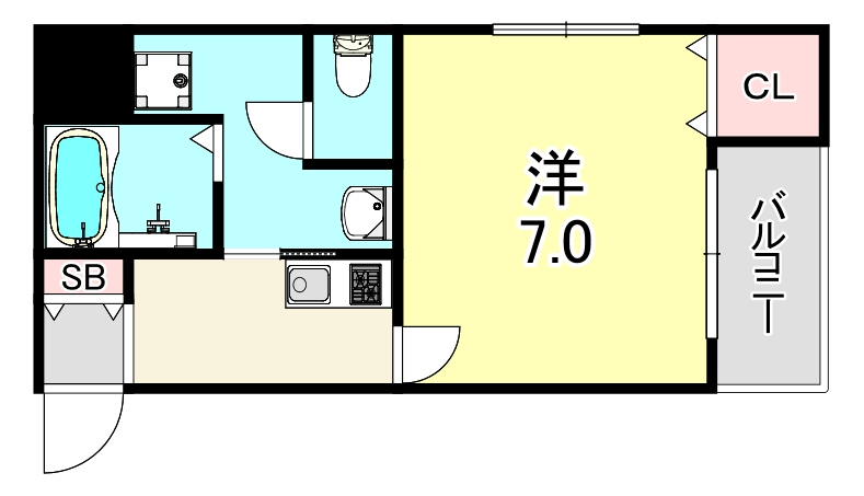 プリンス阿波座の間取り