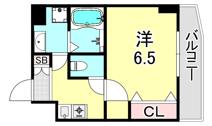 ルナメゾン芦屋の間取り