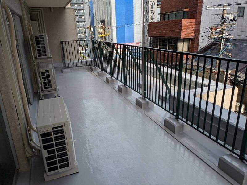 ベルデ谷町のバルコニー
