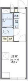 レオパレスViVi芦屋の間取り