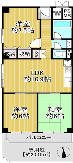 ルネ武庫川の間取り