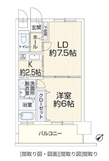 【間取り】 | エンクレスト天神南Ⅲ