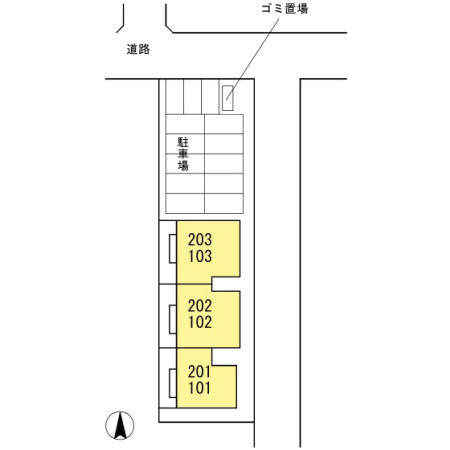 フレシールの区画図