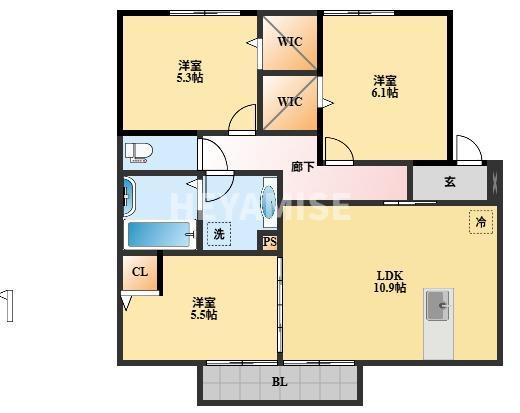 フレシールの間取り