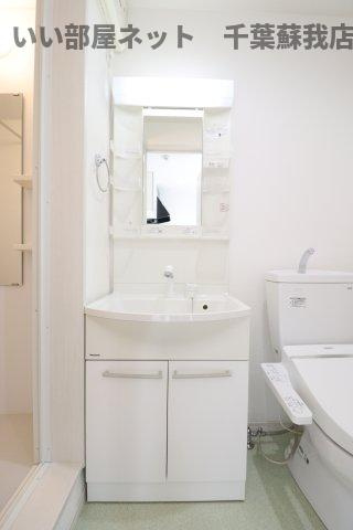 BRIX葛城の洗面所|使いやすい洗面所です