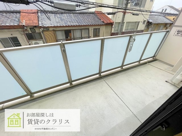 プルミエール朱雀のバルコニー