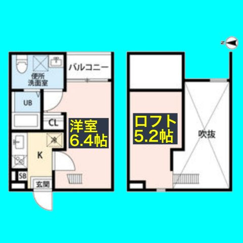 Embellir　Due(アンベリールドゥ)の間取り