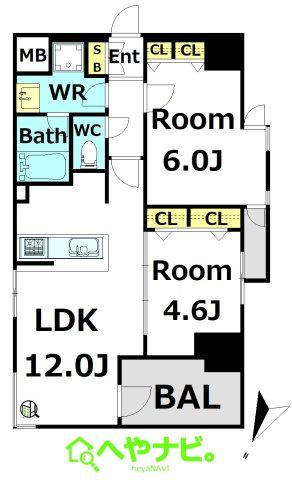 【間取り】 | S-RESIDENCE高岳clarity(クラリティ)