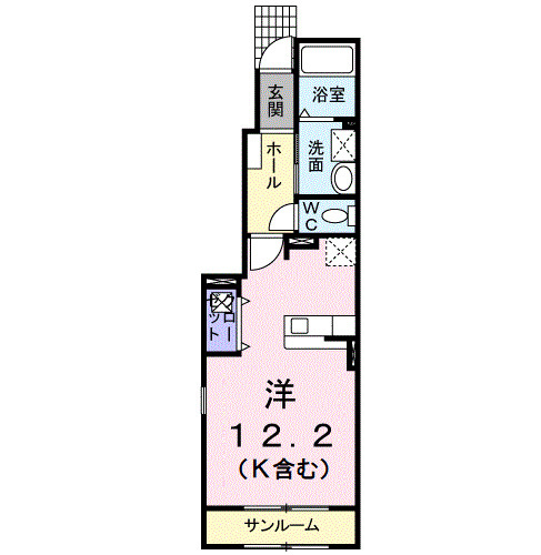 フィオ－レ　野村　Ⅱの間取り
