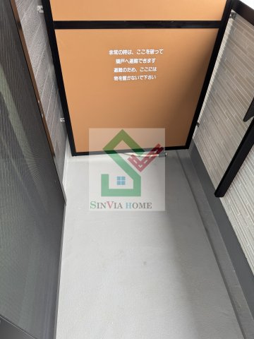 ラルーチェゼロのバルコニー