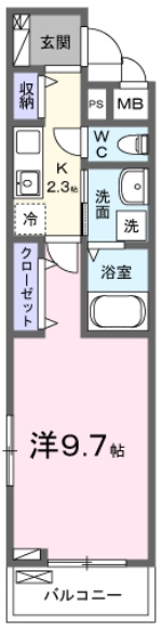 ラルーチェゼロの間取り