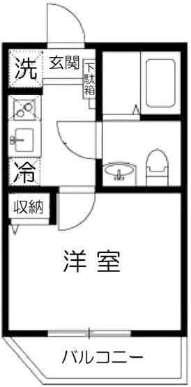 【間取り】 | セゾンレガート　15612