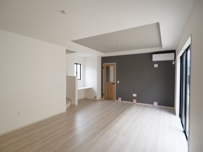 【居間・リビング】 | 伊達市田町2期　1号棟 | ★内覧予約でブランド米2kg★