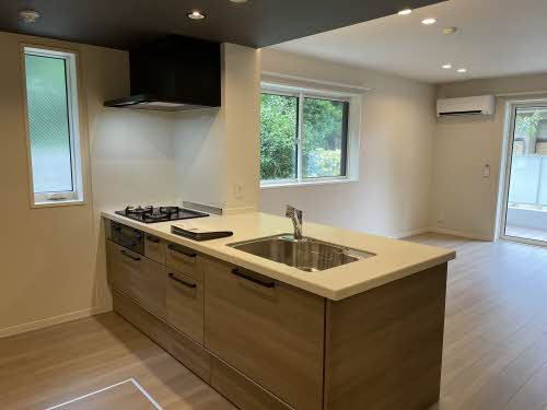 熊本市中央区大江５丁目の賃貸マンションのキッチン