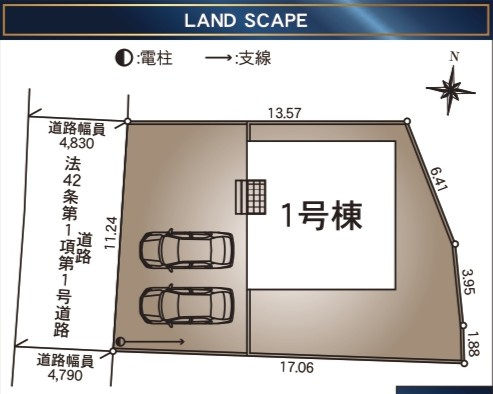 【新築戸建て】秋田市外旭川第7の区画図