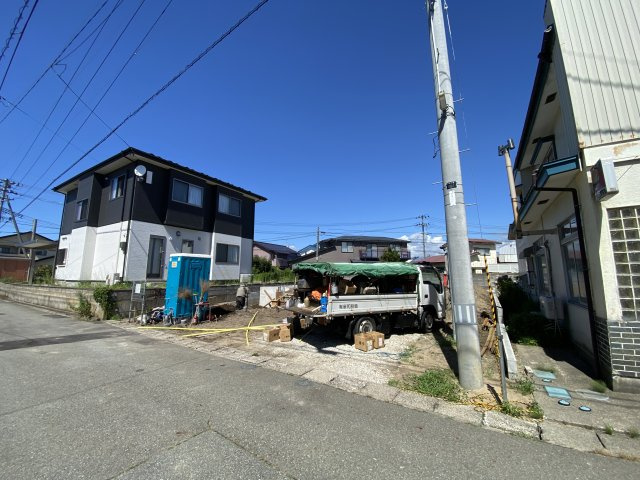 【新築戸建て】秋田市外旭川第7の前面道路含む現地写真|2026年7月16日撮影