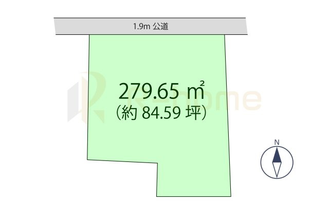 水戸市元吉田町　売地　建築条件なしの土地図|大きなお買い物だからこそ、メリット・デメリットを伝えさせて頂きます。
R-homeにお任せください♪