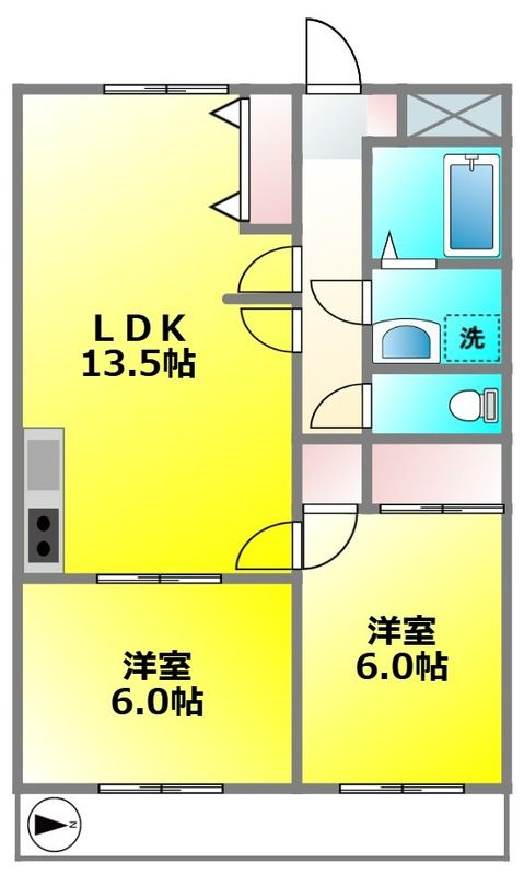 ローゼス小金井の間取り