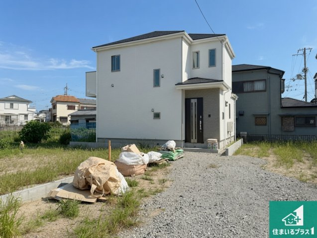 松原市立部　新築一戸建ての外観|現在建築中！落ち着いた街並みで新生活を始めることが出来そう！周辺の物件も併せてご紹介させて頂きます！