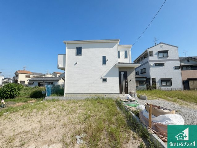 松原市立部　新築一戸建ての外観|現在建築中！落ち着いた街並みで新生活を始めることが出来そう！周辺の物件も併せてご紹介させて頂きます！