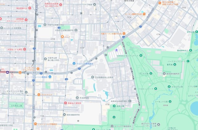 大阪市鶴見区緑　新築一戸建ての地図