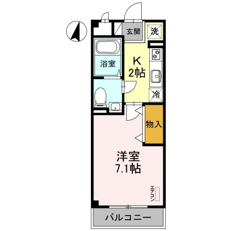仲介手数料（賃料の1.10ヵ月）の50％OFF対象物件！の間取り