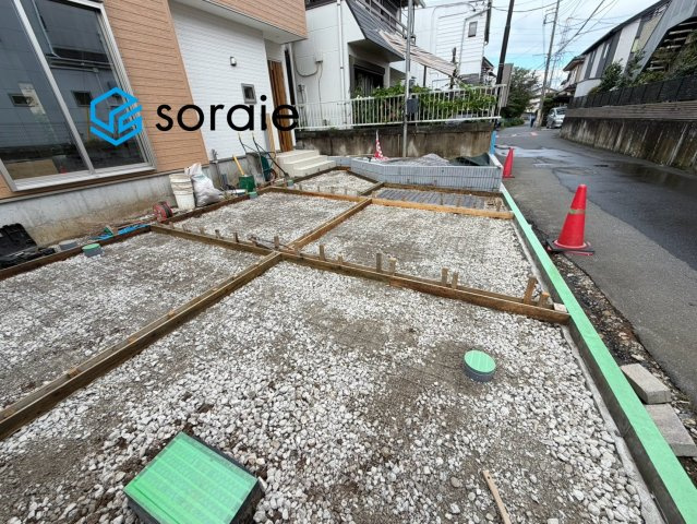 所沢市荒幡9期　全1棟　新築戸建　グラファーレの駐車場|9/17　撮影