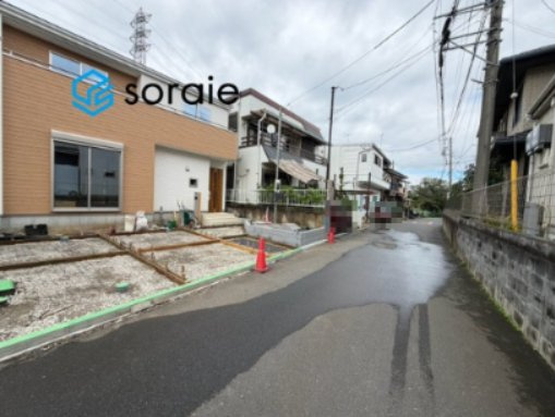 所沢市荒幡9期　全1棟　新築戸建　グラファーレの前面道路含む現地写真|9/17　撮影