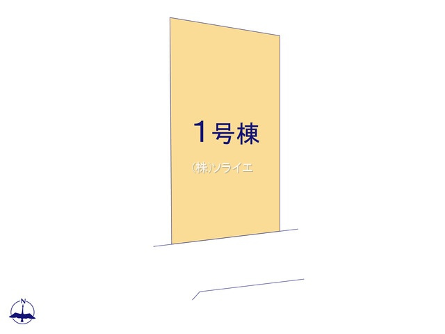 所沢市荒幡9期　全1棟　新築戸建　グラファーレの区画図