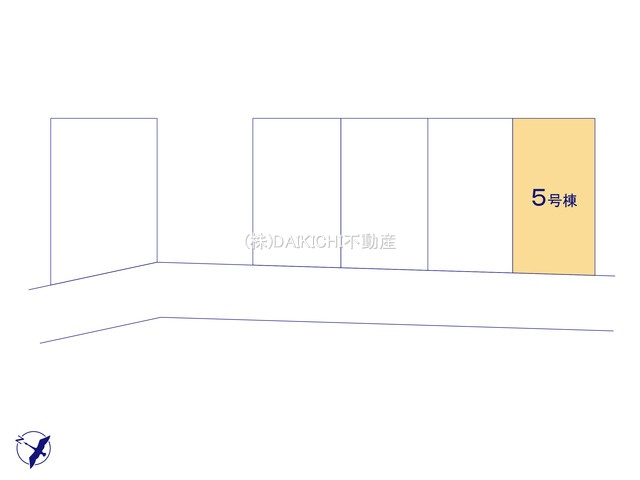 【区画図】 | 日高市高麗川1丁目　ブルーミングガーデン　新築戸建　全5棟　5号棟