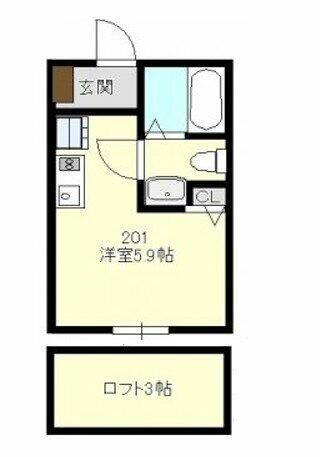 カーサ　サラの間取り