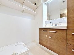 コンドミニアム葛西（1階部分）／仲介手数料無料／内装リノベーションの独立洗面台