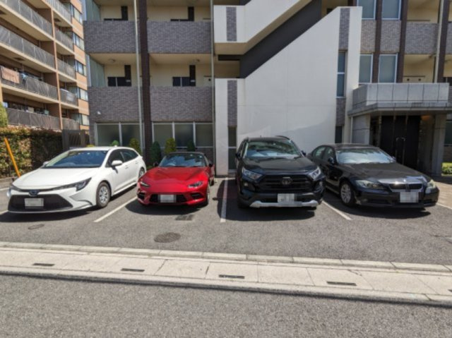 アイビーコートの駐車場|駐車スペースもあります