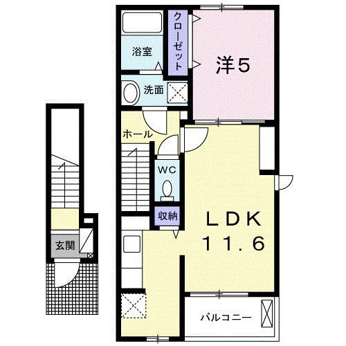 【間取り】 | アルメールⅢ
