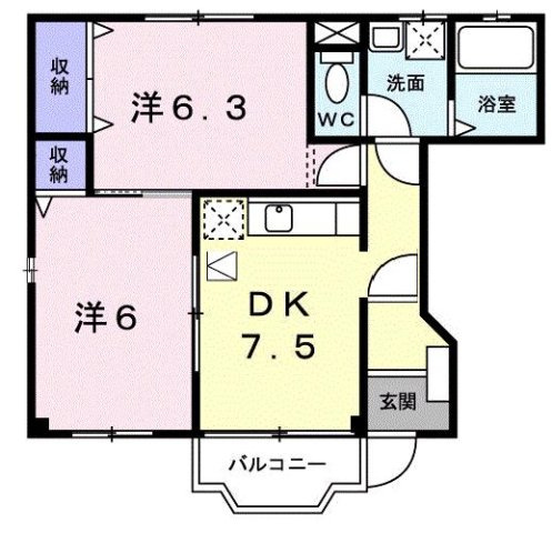 【間取り】 | ブロード　ヒル