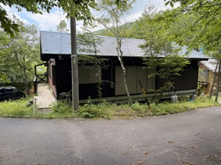 下伊那郡平谷村 別荘の前面道路含む現地写真