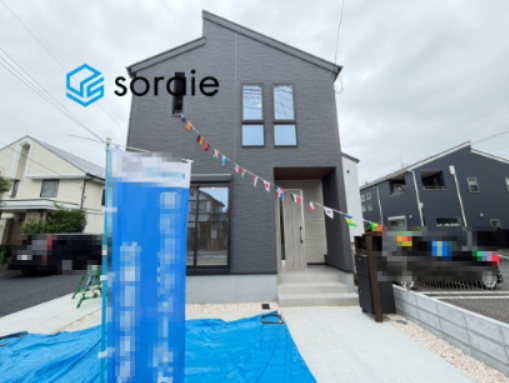 川越市今成第二　全3棟　新築戸建　リーブルガーデンの外観|7/28　撮影