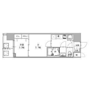 S-RESIDENCE日本橋Qualierの間取り