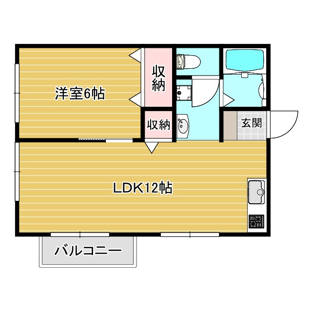 ドミール中津の間取り