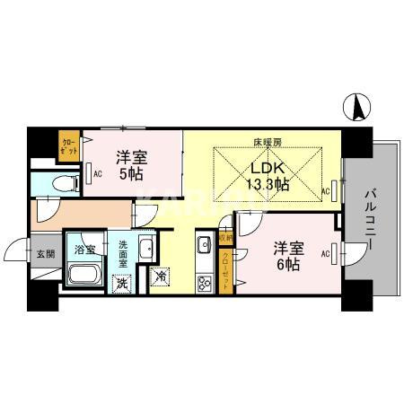 IBC　Residence　Eastの間取り